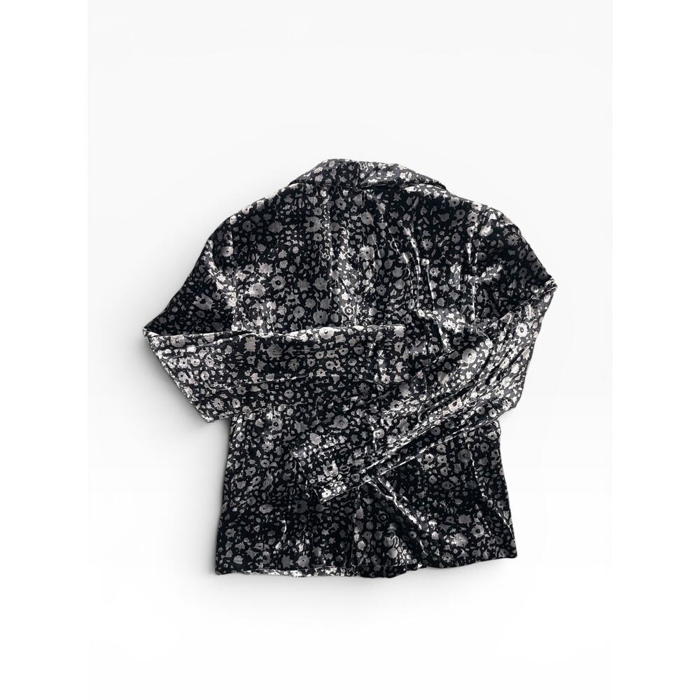 Anthropologie Elevenses alumni Crushed Velvet Blazer - Picture 4 of 7